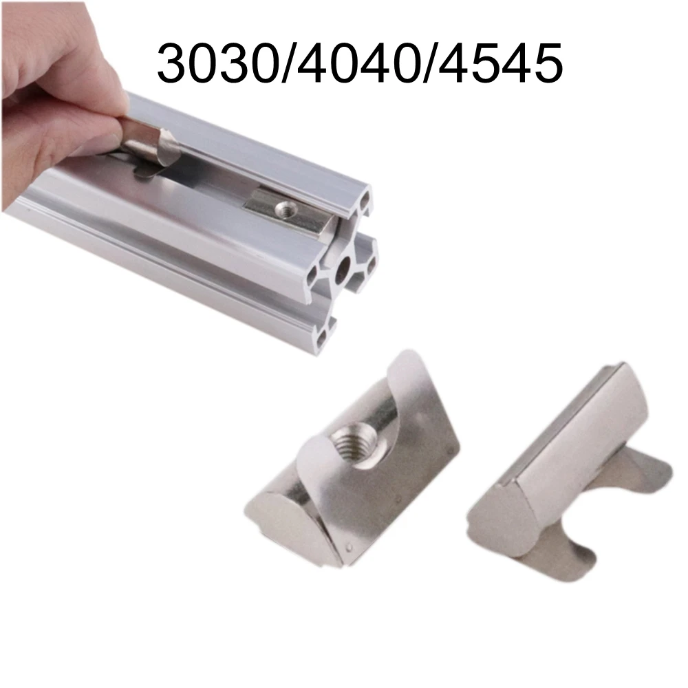 

Drop in T Nut with Spring Sheet for Aluminum Extrusion with Profile 3030/4040/4545 Series