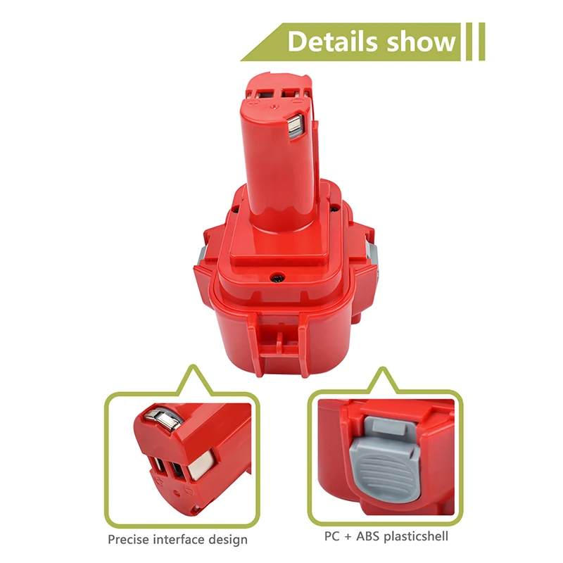 Bonacell 2000 мА/ч инструмент Батарея для MAKITA 9120 9122 9133 9134 9135 9135A 6222D 6260D L10 193977 7 638344 4 2