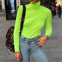 neon sweater outfit