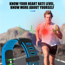 Мода OLED 0.96 дюймов красочные смарт-браслет здоровья сна активности Фитнес трекер сердечного ритма Мониторы Bluetooth Smart Band