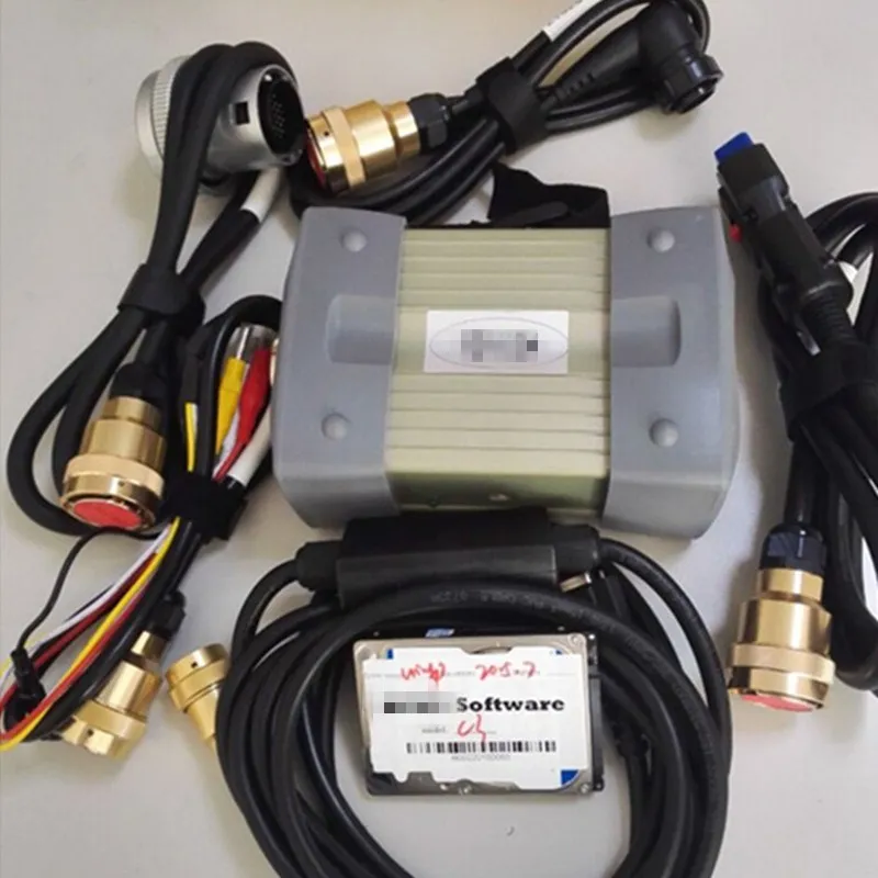 

2018 12V/24V MB Diagnostic Multiplexer Tester MB Star C3 full set with all cables+Software with internal HDD car diagnostic tool