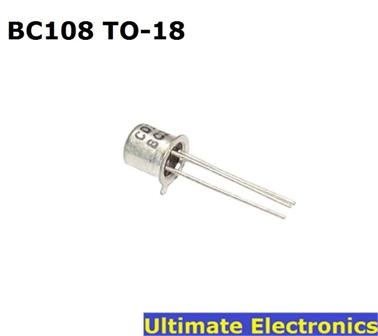 50 шт. BC108 BC108B TO-18 NPN транзистор малого сигнала