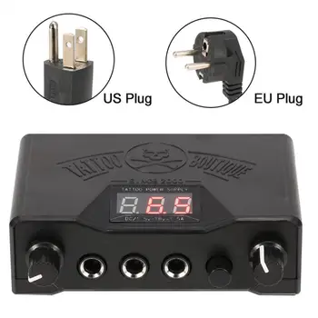 

Tattoo Power Supply Double LED Display Permanent Tattoo Power Machine For Tattoo Pen Set Accessory Professional Tattoo Machine