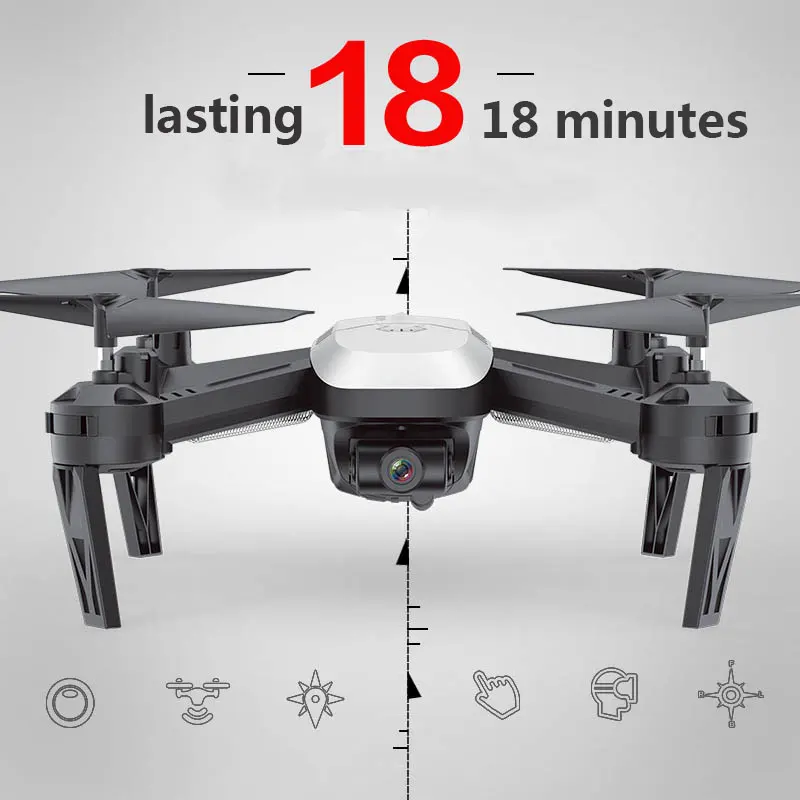 

Global RC Drone 360 Degree Rolling WiFi FPV Real-Time HD Camera 120 Degree 200W Wide Angle Lens Quadcopter S8W-Pro