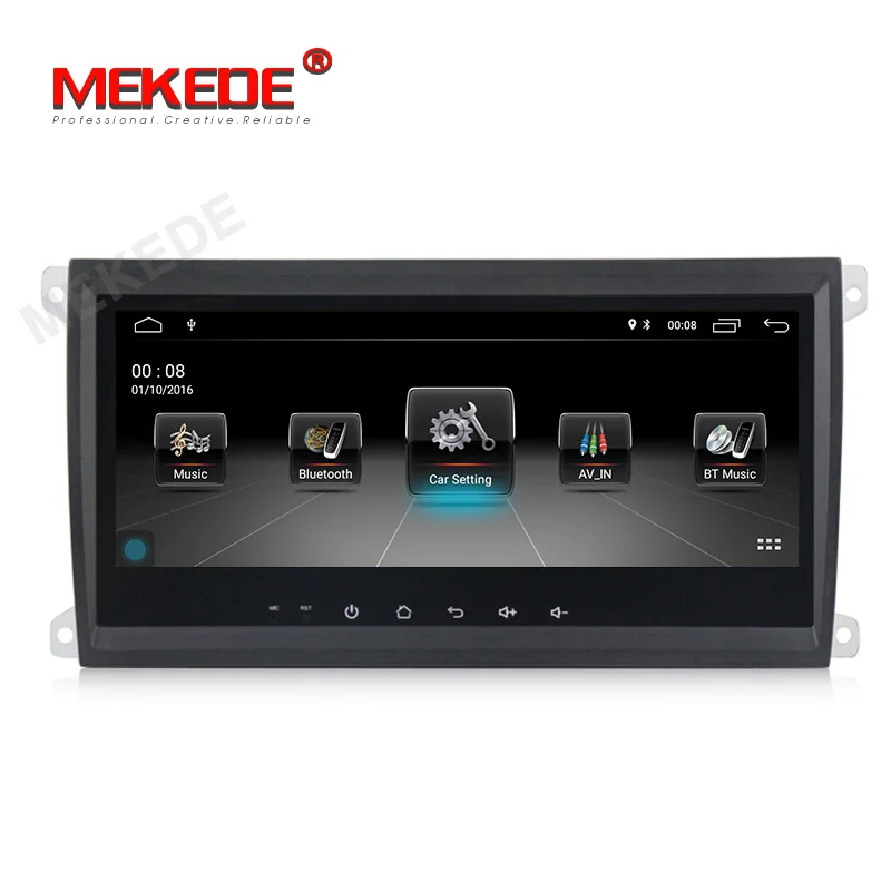 Top New arrival!Mekede Car Multimedia Player car radio gps Android 9.1 For Porsche/Cayenne with 2GB+32GB wifi BT 4G navi MIC OBD2 4