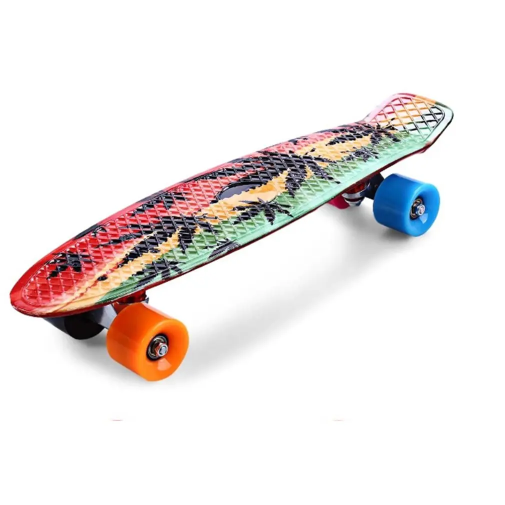 Kopen Hout Vier Wiel Scooter Dek Skateboard Extreme Sport Populaire Compleet Skateboard Enkele Kromtrekken Slide Skate Board
