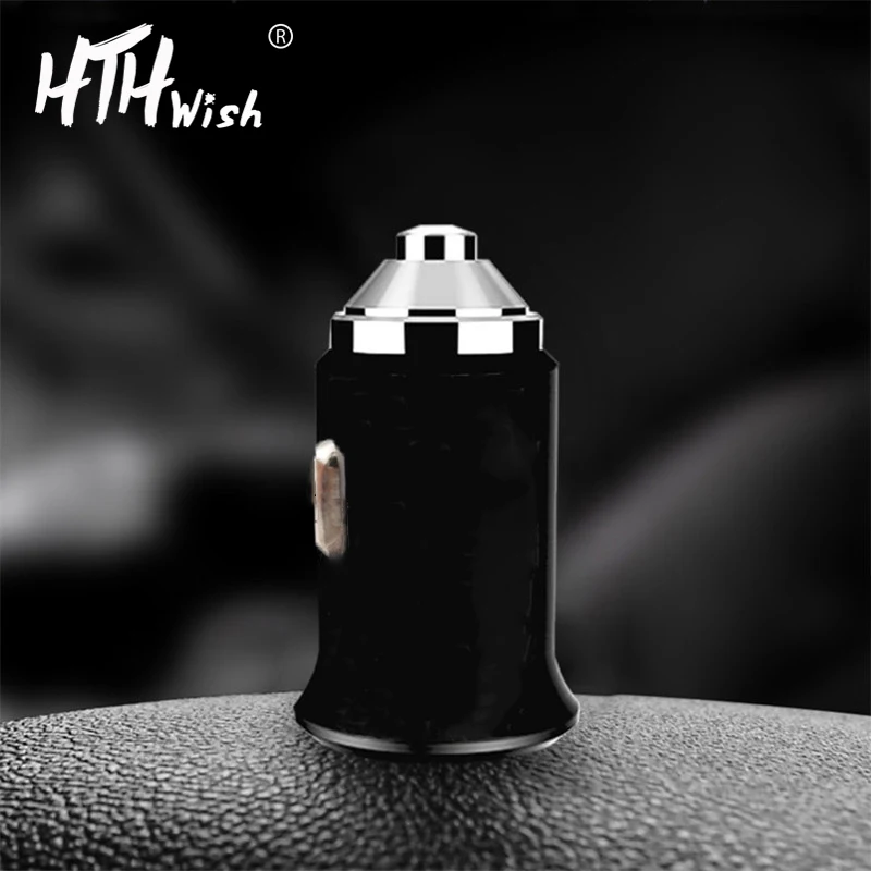 

Mini USB Car Charger For Mobile Phone Tablet GPS 3.1A Fast Charger Car-Charger Dual USB Car Phone Charger Adapter in Car