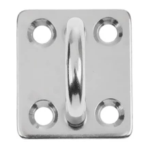 304 нержавеющая сталь 5 мм толстое кольцо квадратный парус тент Pad глазная пластина оснащение для лодки 6 шт