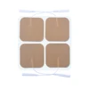 10 Pairs High Quality Brown Electrodes Pads With Plug Hole 2.0mm For TENS/EMS Digital Therapy Machine Size 5*5cm