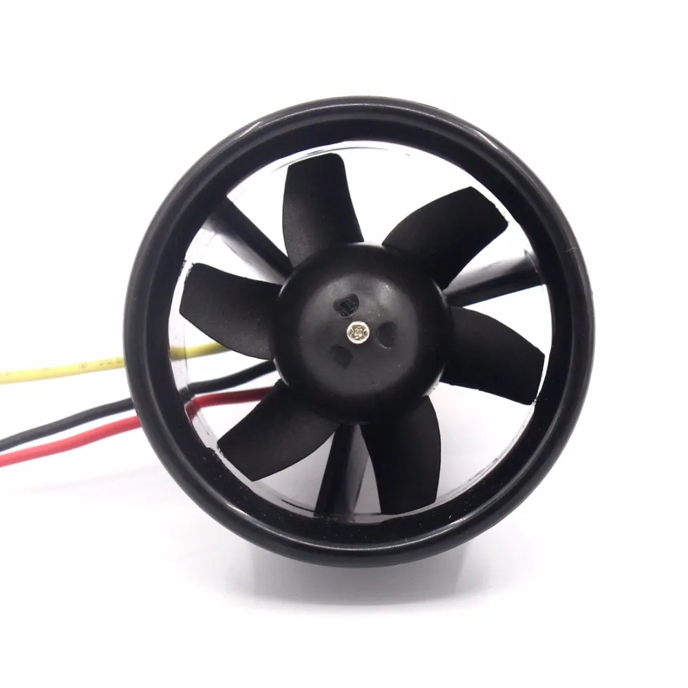 QX-MOTOR QF2611 Brushless Motor 3500KV /4500KV 55mm/64mm Ducted Fan Jet EDF 3-4S Lipo For RC Airplanes F22139/40