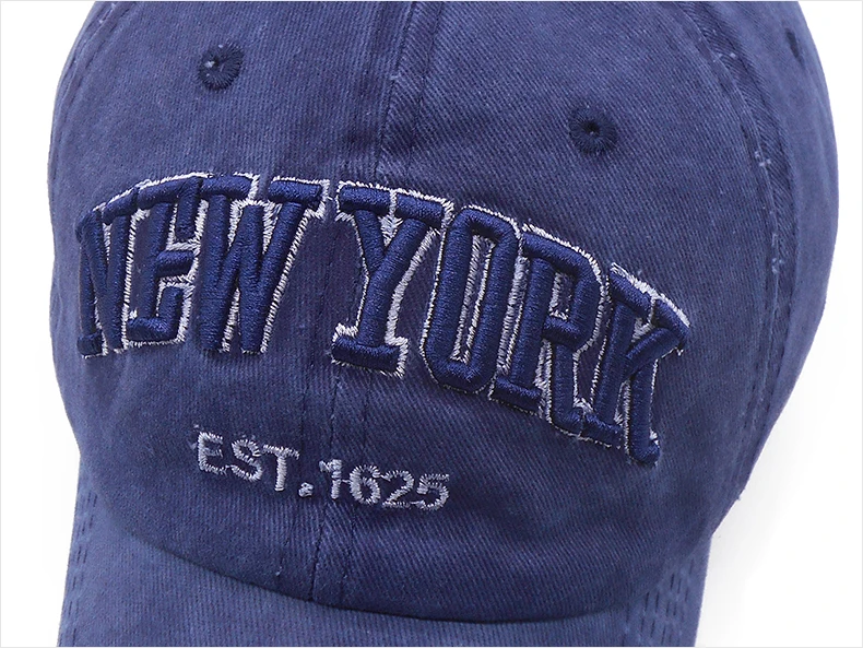 Модная хлопковая бейсболка, Мужская бейсболка, кепки для женщин в стиле хип-хоп Gorras Bone, вышитая Нью-Йоркская Кепка s Dad Hat