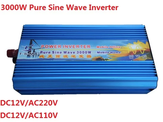 

Fedex freeshipping! 3000W / 3KW Off Grid Pure Sine Wave Power Inverter,6000w / 6KW Peak power inverter With Inversor(optional)