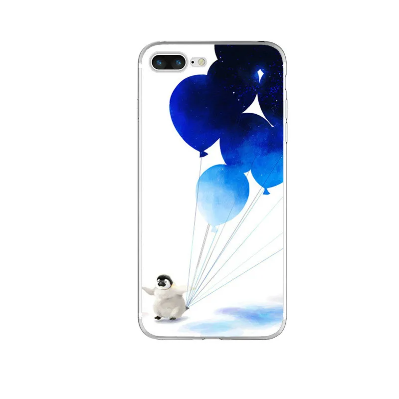 Милый белый медведь Пингвин мягкий силиконовый прозрачный ТПУ чехол для iphone 6 6S 7 8 Plus 5 5S SE X Xs XsMax Xr чехол для телефона s Coque Capa - Цвет: 10