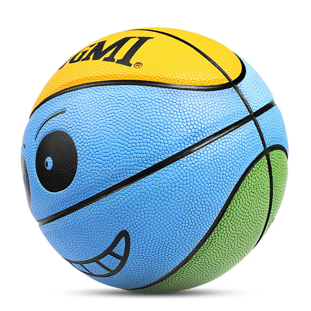 Kuangmi Дети Баскетбольный мяч Официальный Размер 5 баскетбол искусственная кожа Нескользящие студенческие игры тренировочный мяч игра