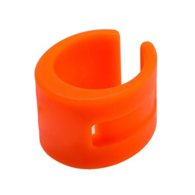 Резиновая Защитная цепь против столкновений, защитное кольцо, набор деталей, 4 шт., защита велосипедной цепи, вилка, задние вилки - Цвет: Оранжевый