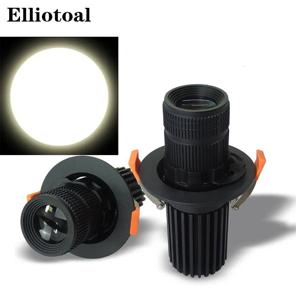 

Led Spotlight Spotlight 3W 5W 7W 10W 12W Spotlight Bar KTV Bar Round LED Ceiling Light Opening Embedded