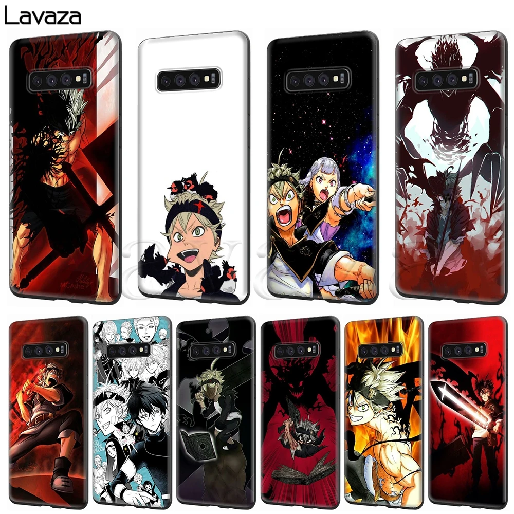 

Lavaza Black Clover Soft Silicone Case for Samsung Galaxy S6 S7 Edge S8 S9 S10e Plus A3 A5 A6 A7 A8 A9 J6 Note 8 9 2018