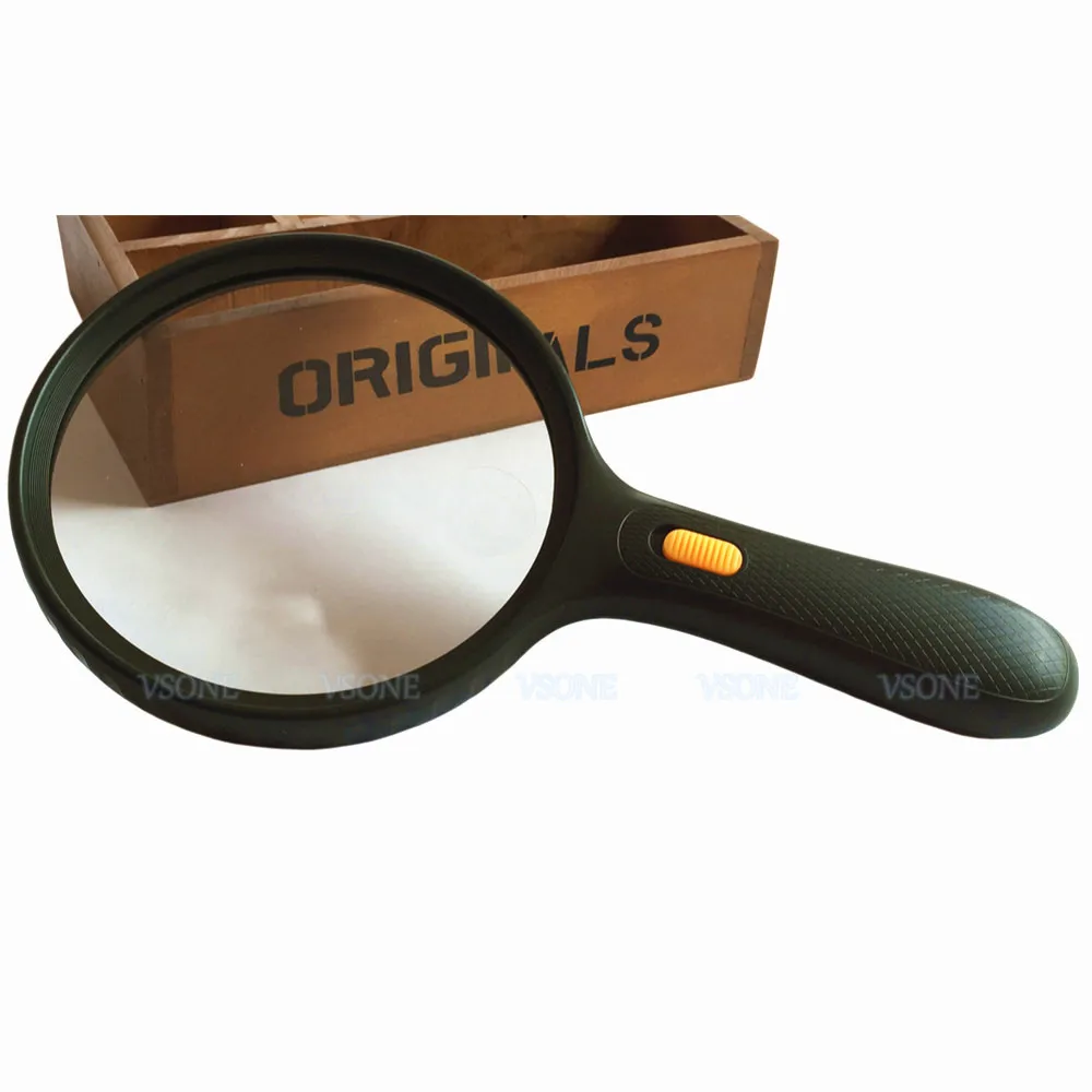 Double lens 1.8X 5X 138mm Magnifying Jeweler Loupe Zoom Glasses Hand Held Low Vision Pocket