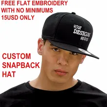 DongKing Пользовательских Snapback Шляпу Акриловый Бейсбольная Кепка Вышивки 6 Панелей Плоский Козырек Шапки Для Взрослых Детей Персонализированных Подарков Команды Шапки