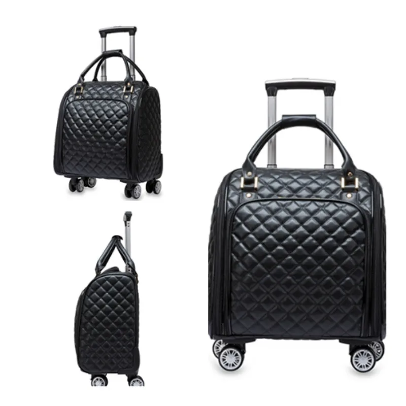 D'affaires Chariot Sac Coréen Femmes Et 16 De Portable Bagages Voyage Hommes Pu red D'embarquement Black Caisse Pouces Sac Mode green xFIwaY