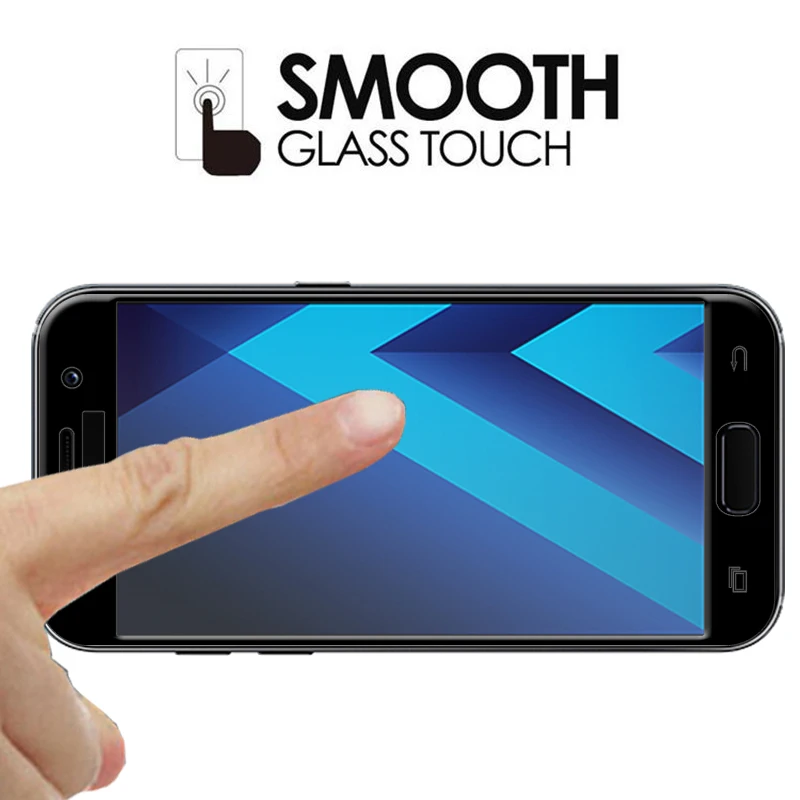 9 H закаленное Стекло Экран протектор для Samsung Galaxy A3 A5 A7 2017 Анти Shatter A320 A520 A720