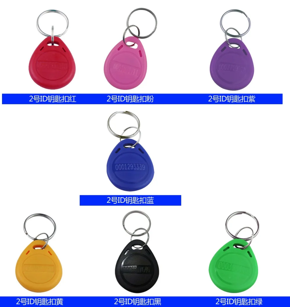 20 шт./лот TK4100 125 кГц RFID карточка для связки ключей двери доступа Управление посещаемость времени отель маркер брелок с радиочастотной идентификацией