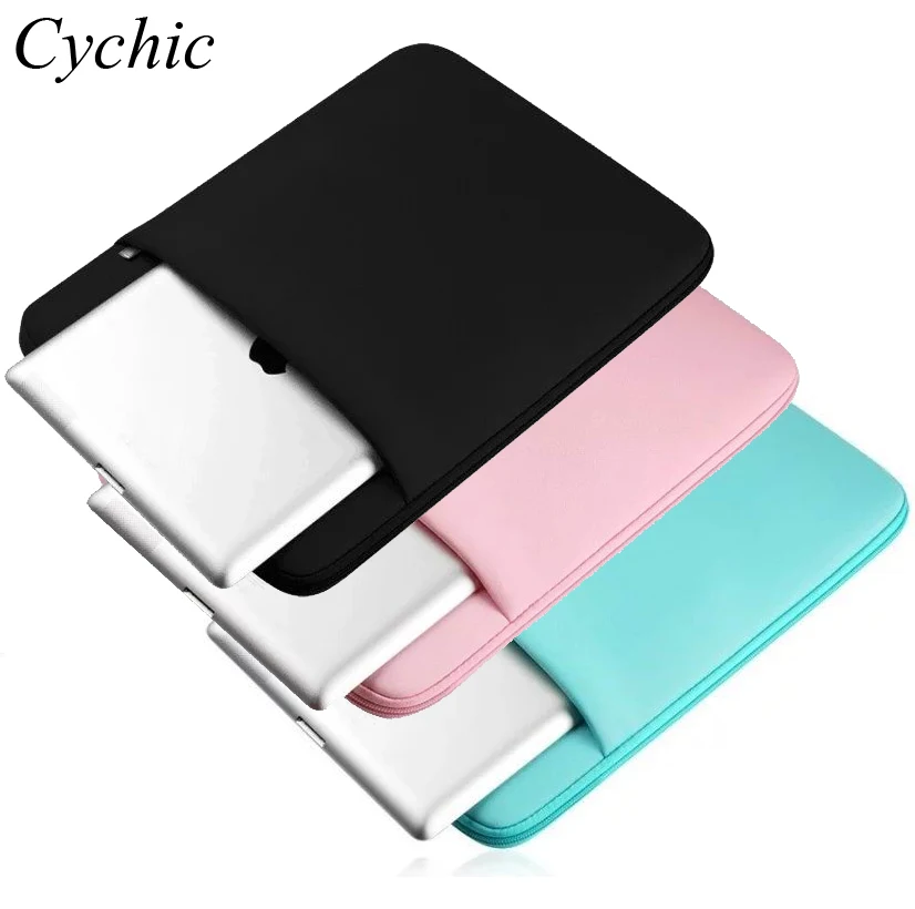 Laptop Zipper Soft Sleeve Bag Case For Macbook Air Retina 11 12 15.4