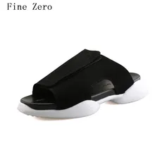 Fine Zero/летние мужские льняные Вьетнамки; парусиновые Нескользящие дизайнерские сандалии на плоской подошве; мужские домашние тапочки; мужские модные шлепанцы на каблуке