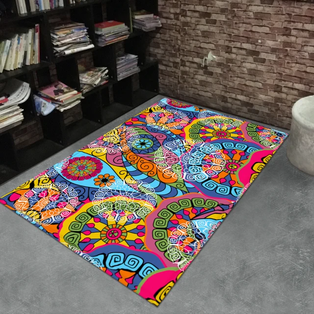 Liu Retro Bunga Bergaris Karpet Vantage Di Ruang Tamu Lorong R Liu Retro Bunga Bergaris Karpet Vantage Di Ruang Tamu Lorong R Tidur Samping Tempat