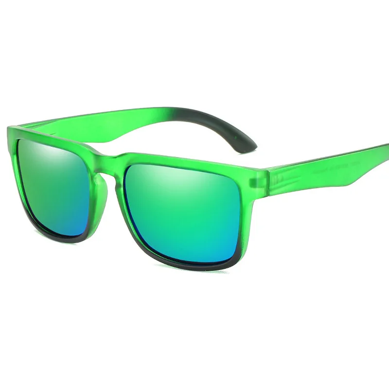 Классические квадратные поляризованные солнцезащитные очки фирменный дизайн мужские солнцезащитные очки для вождения женские UV400 оттенки очки Oculos de sol - Цвет линз: 06