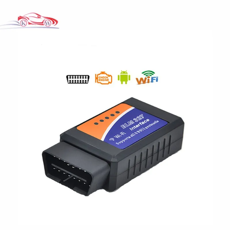 WIFI ELM327 беспроводной OBD2 автоматический сканер адаптер сканирующий инструмент для