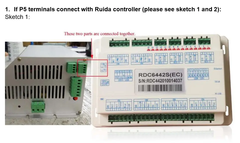 Connection of RD controller and Z series power supply (2)
