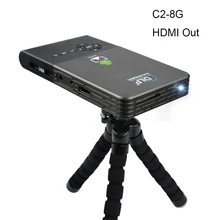 OTHA M6/C2 100ANSI Mini LED Projector Android 4.4 WiFi Bluetooth Smart DLP 1080P Home Beamer Support AirPlay Miracast 8/16/32G