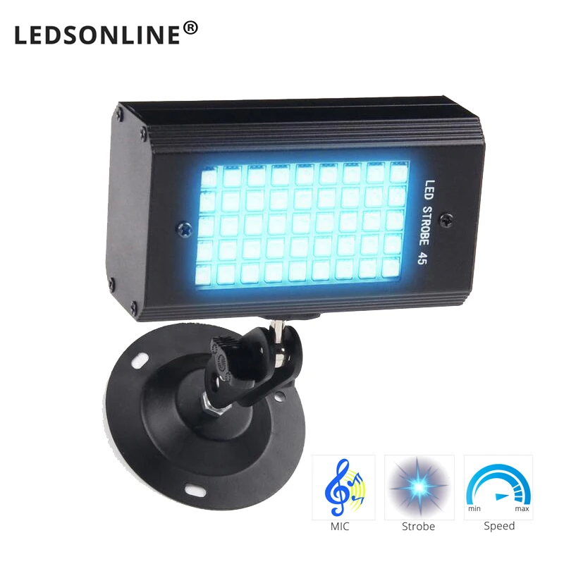 Goedkoop Disco Verlichting Stroboscoop Party Verlichting RGB Kleur licht Muziek Laser Projector Disco Verlichting voor thuis USB 5 v 110 v 220 v EU US Plug