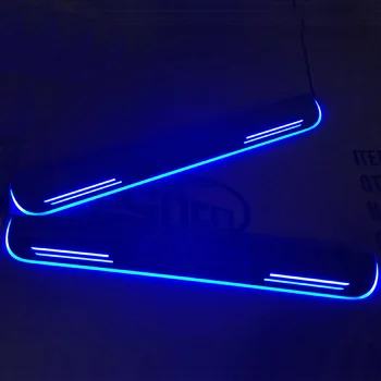 

LED Car Scuff Plate Trim Pedal Door Sill Pathway Moving Welcome Light For Hyundai Elantra 2015 2016 2017 2018 Waterproof
