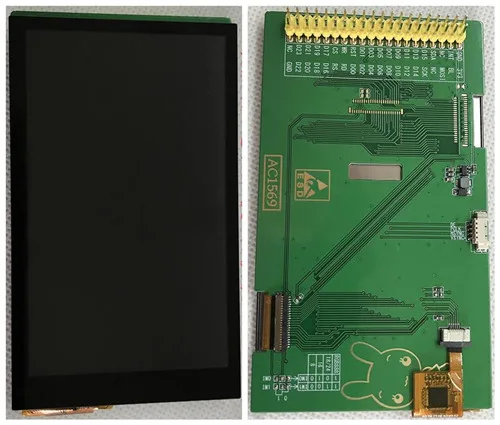 

IPS 4.3 inch 16.7M TFT LCD Capacitive Touch Screen with Adapter Board LG4572B Drive IC 480*800 24 bit RGB888 Interface STM32