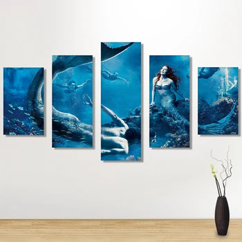 

Full Drill 5D DIY Diamond Painting Underwater world Mermaid Cross stitch Diamond Embroidery Rhinestone Mosaic pattern Home decor