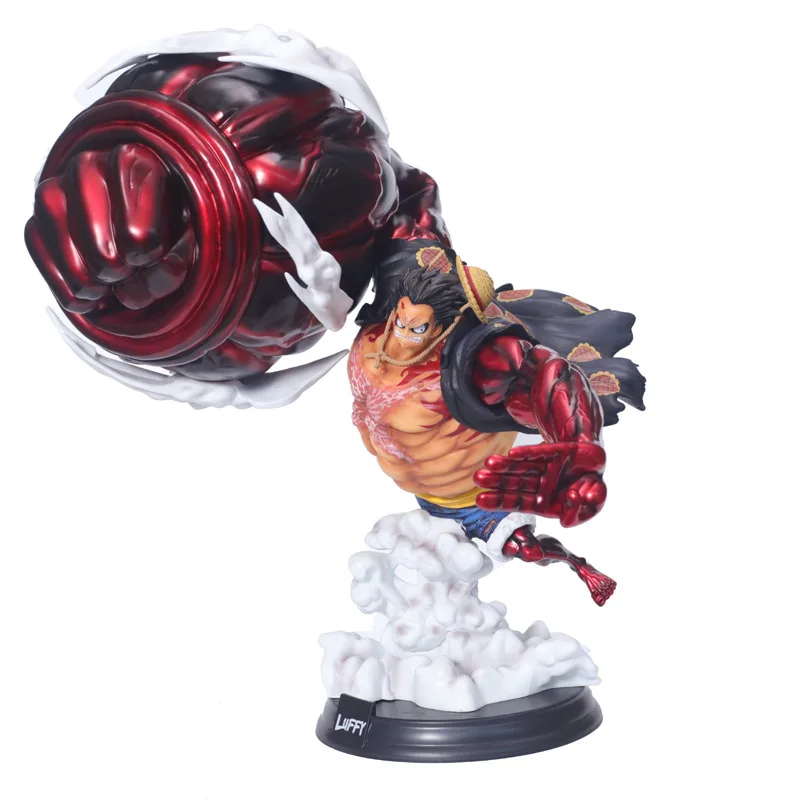 Аниме One Piece Monkey D Luffy GEAR 4 KONG GUN GK ПВХ Фигурка Статуя Коллекционная модель игрушки