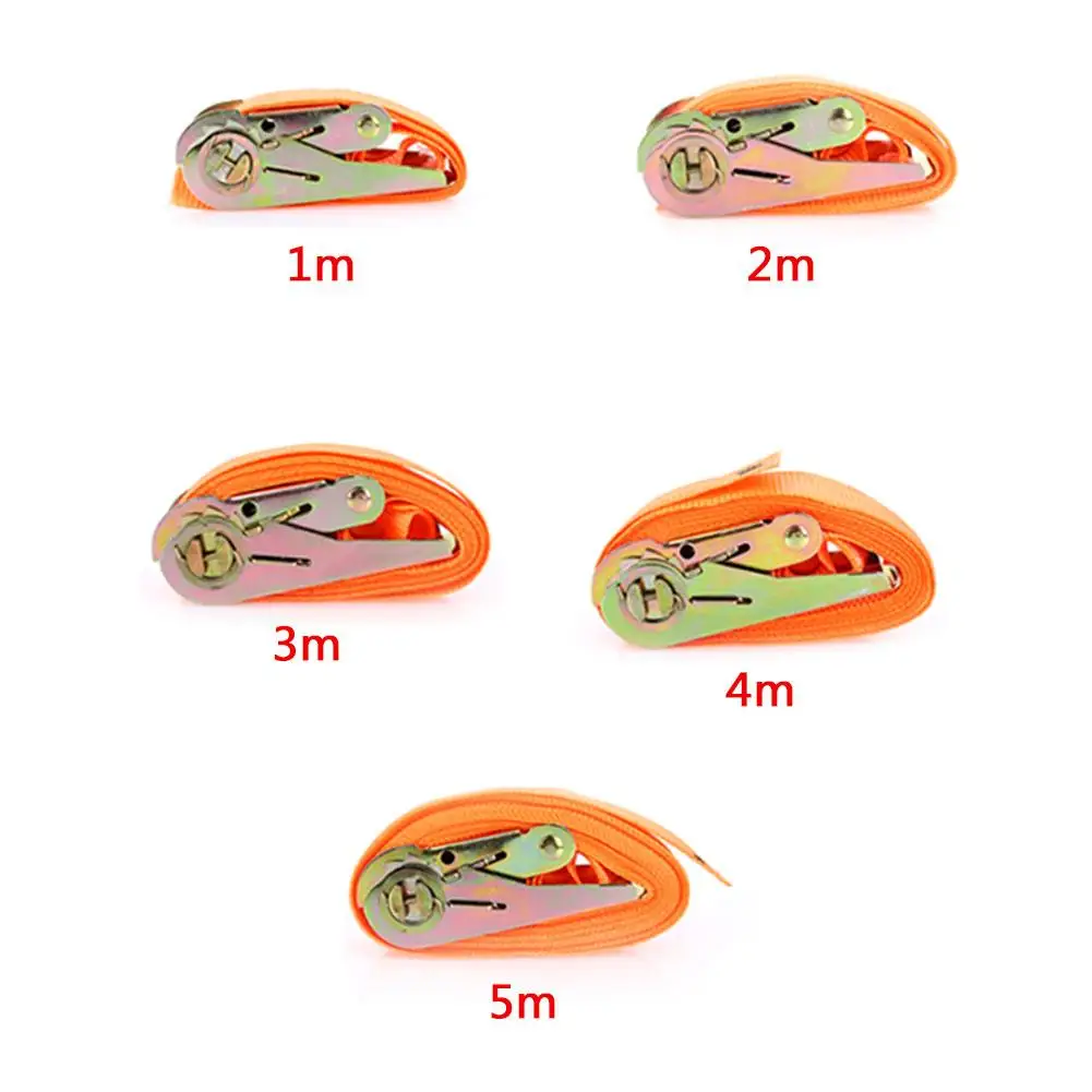 Втягивающее практические прицепы 25 мм слинг оранжевый ткань грузовик Липкая лента из полиэстера плотнее инструменты