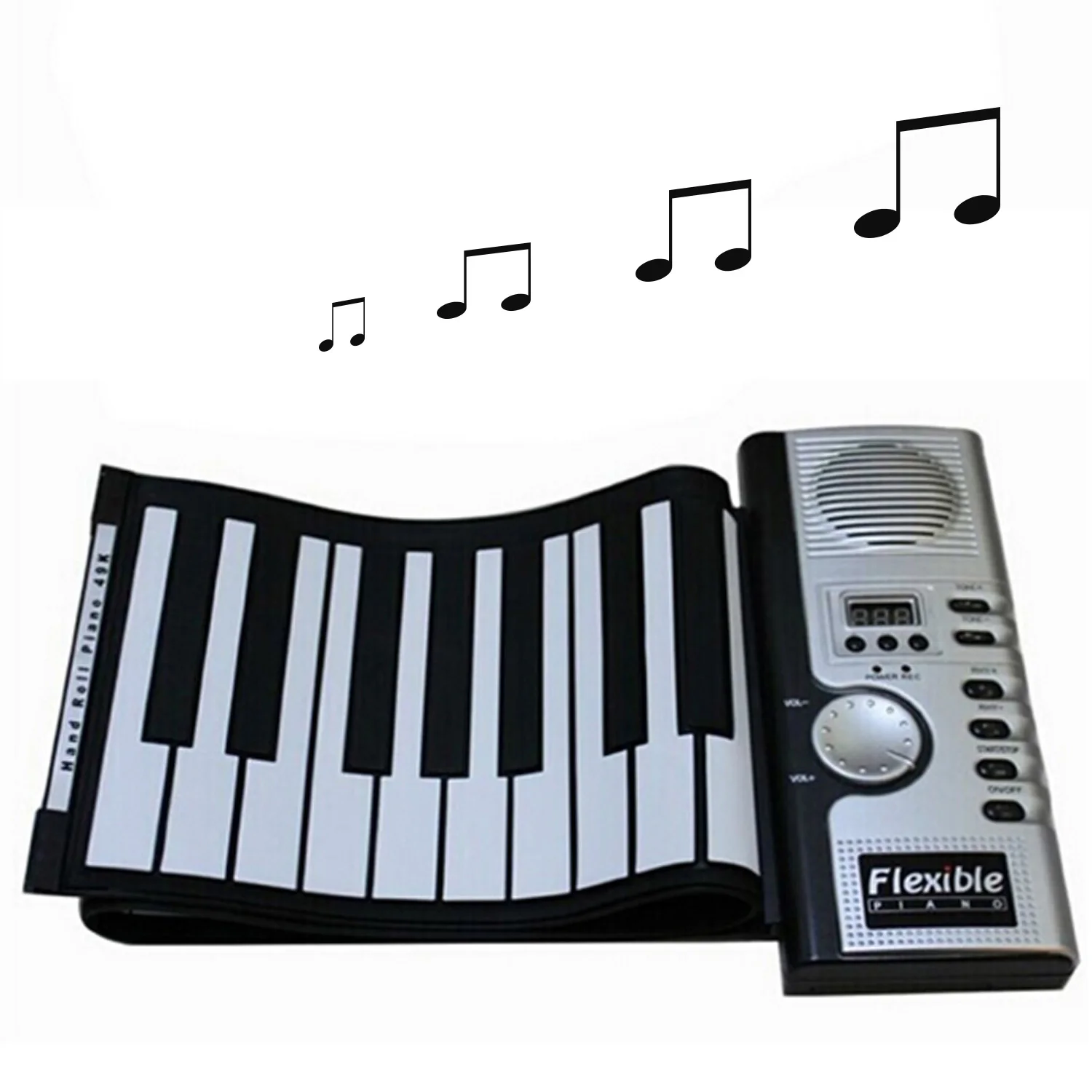 61 Ключи портативный складной USB MIDI цифровые электронные органы Roll up Клавиатура Пианино музыкальные инструменты для начинающих детей