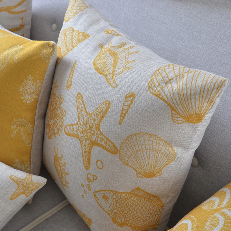 Yellow-Starfish-Sea-Horse-Shell-Palm-Tree-Anchors-Decorative-Linen-Throw-Pillow-Cover-For-Sofa-Decoration (4)