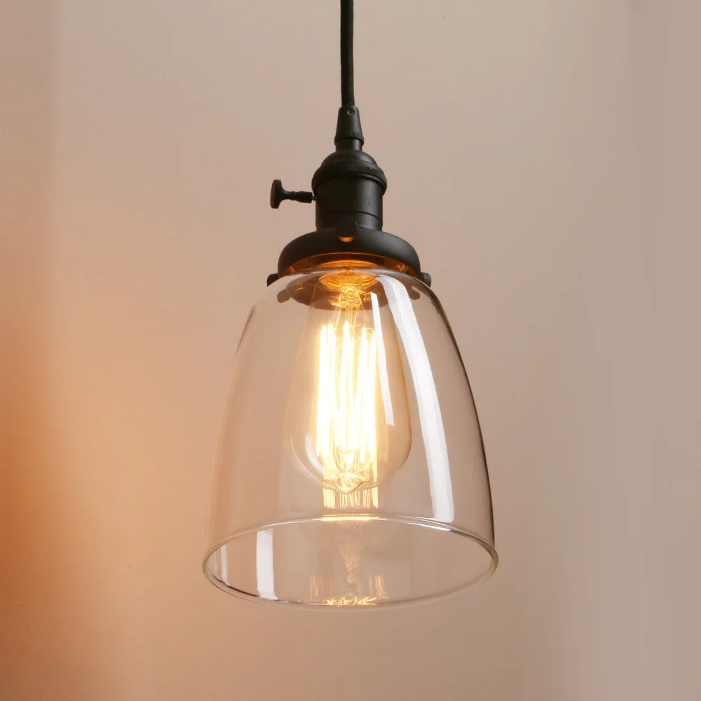 Permo винтажная Подвесная лампа, стеклянные подвесные светильники, ретро подвесные потолочные лампы, современная лампа, светильник для столовой, осветительная арматура для дома