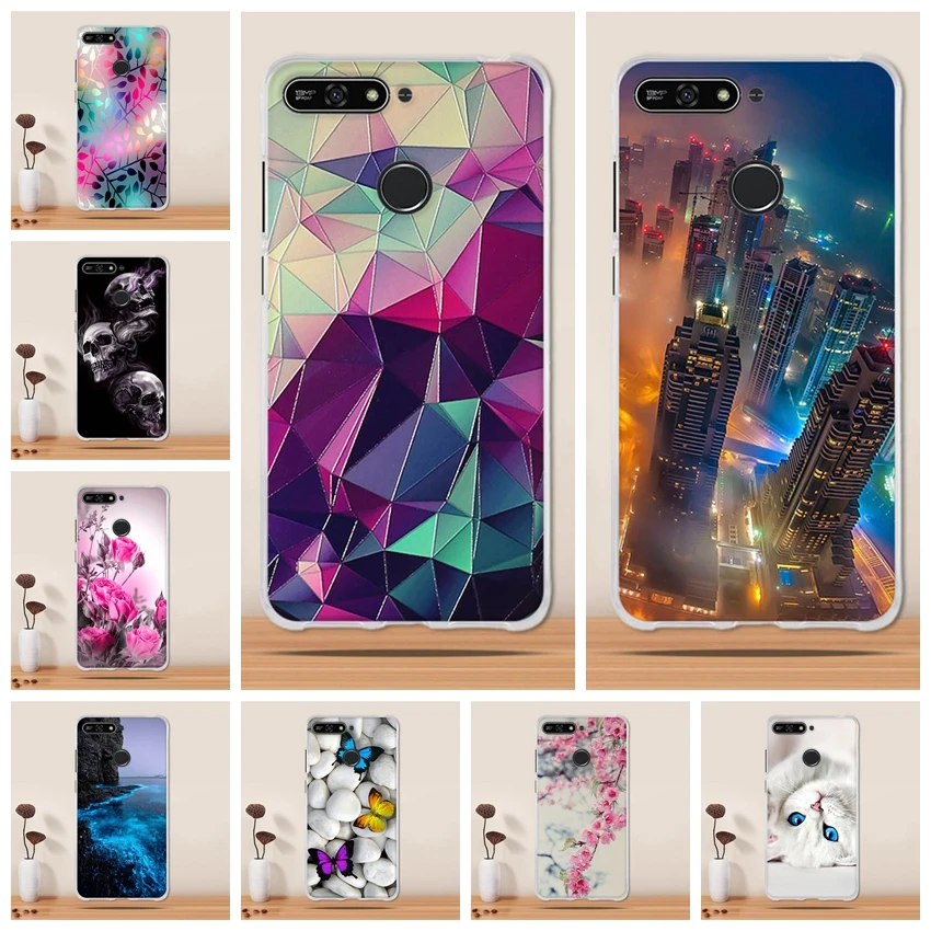 

For Huawei Honor 7A Pro / Y6 Prime 2018 / Enjoy 8e Case Silicone Soft TPU Cover For Huawei Honor 7A Pro Case For Y6 Prime 2018