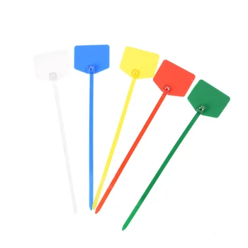 

100pcs/lot High Quality Network Cable Identification Mark Signs Ties Nylon Straps Label Tag Tie Wholesale