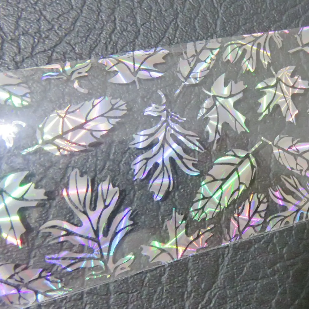 100 см лилии цветы наклейки для ногтей Голографическая фольга для перевода рисунков на ногти художественная наклейка s для ногтей Гель-лак маникюрные инструменты - Цвет: SK011