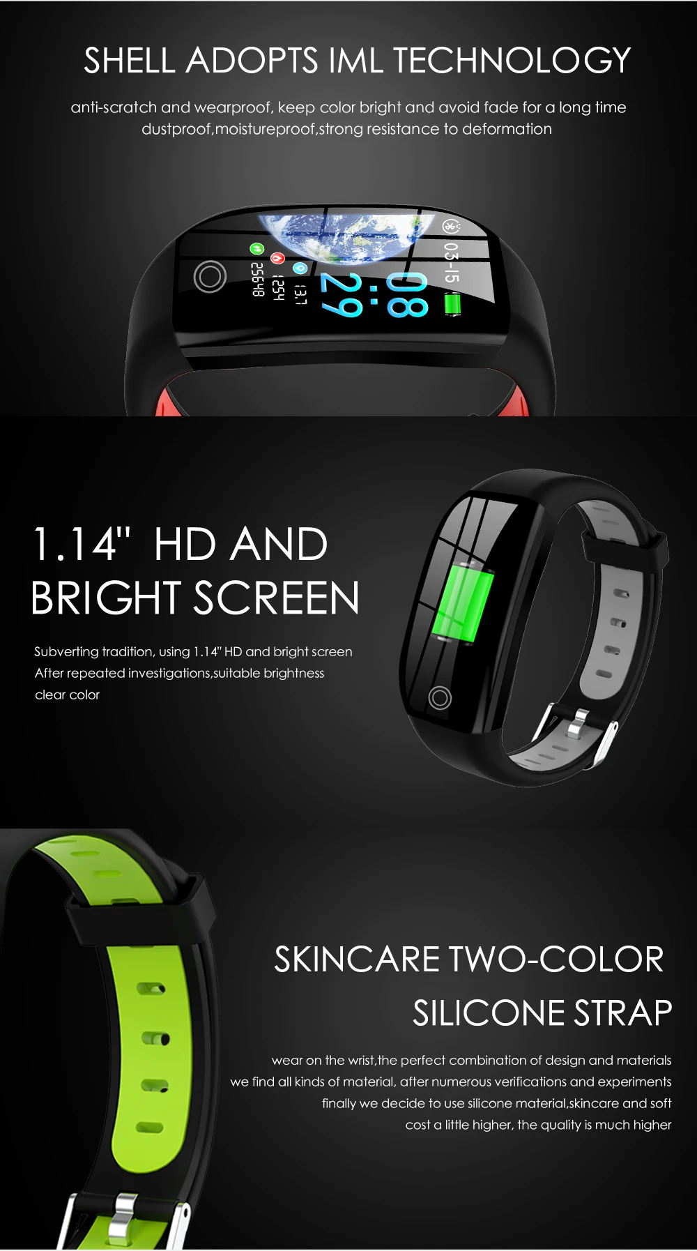 ONEVAN смарт-браслет для женщин фитнес-браслет пульсометр Монитор артериального давления для мужчин gps спортивный трекер Смарт-часы для Android IOS