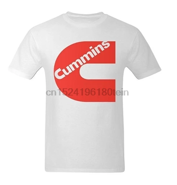

Cummins Red Logo Mens Casual Cotton Loose T-shirt