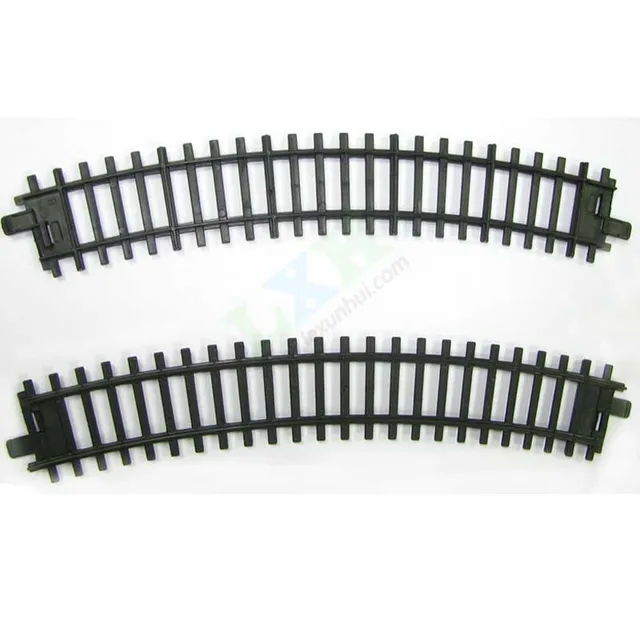 Sale Electric Railway Train Track Parts 12 pcs / lot Railroad Track DIY Assembled Class Children