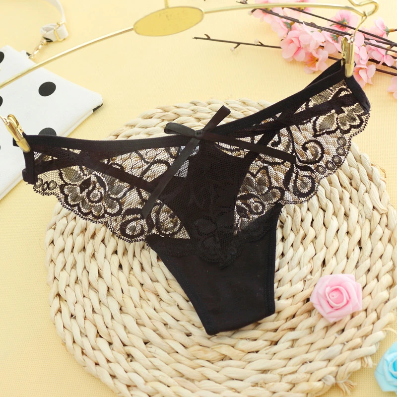 

women g-string sexy lace underwear ladies panties lingerie bikini underwear pants thong intimatewear 1pcs/lot js6804
