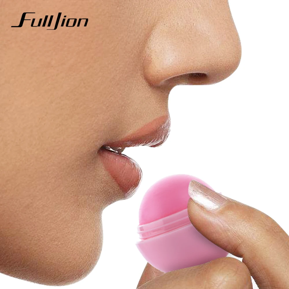 Fulljion Pro Макияж круглая цветная Конфета увлажняющий бальзам для губ натуральный растительный блеск для губ Губная помада фруктовые украшения для губ
